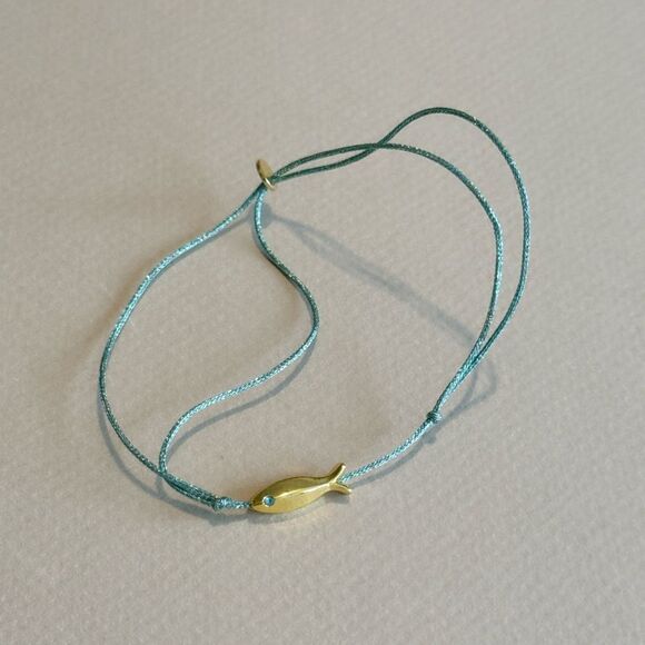 Gold Fish Charm anklet #1548 - Picture 2 of 4